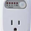 TEKLECTRIC Indoor Auto Shut Off for Curling Iron Hair Straightener Countdown Phone Charger Timer Safety Outlet Conserve Socket