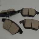 Ceramic Front Brake Pads with Hardware Fit for Hyundai Sonata 2015 2016 2017 2018 2019, Kona Electric 2021 2022 2023 2024, Kia Optima 2016 2017 2018 2019 2020