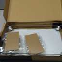 Hemudu 2 Pack Computer Monitor Riser with Height Adjustable Multi Media Desktop Stand for Flat Screen LCD LED TV, Laptop/Notebook/Xbox One (Clear)