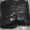 ASPO Men's Packable Lightweight Puffer Winter Jackets Detachable Hood Waterproof Warm Insulated Down Coats Hiking Snow Travel Black XXL