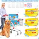 Dog Diaper Liners for Dog Diapers Male and Female 100ct Super Absorption Disposable Booster Pads for Most Reusable Pet Belly Bands, Washable Puppy Diaper Wraps
