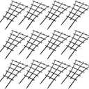 12 Pcs Garden DIY Mini Climbing Trellis Plastic Superimposed Potted Plant Support Garden Trellises for Potted Climbing Plants Vines
