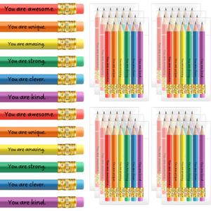 Spakon 12 Pack End of Year Student Gifts Inspirational Pencils Student Gift from Teacher Pencil for Kid Motivational Sharpened Pencil Classroom Graduation Gifts for Kids (Multicolor)