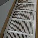 34" x 10" Return Air Grille - Sidewall and Ceiling - HVAC Vent Duct Cover Diffuser - [White] [Outer Dimensions: 35.75w X 11.75"h]