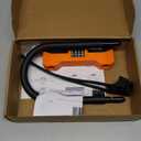 NDakter Bike Locks Heavy Duty Anti Theft, 18mm Bicycle Combo U Lock, 4-Digit Resettable Combination Lock with 5FT Steel Cable and Bracket, for Electric Scooter, Ebike, Motorcycle (Orange)