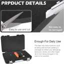 2 Pcs Black Polyurethane Foam Sheet- 16 x 12 x 1.5 Inch Cuttable Foam Inserts for Cases- Packing Foams Pads for Toolbox Camera Storage and Crafts