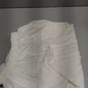 NeColorLife Small Ottoman Cover Square, Stretch Square Ottoman Covers Slipcover, Soft Knitted Jacquard Cover for Storage Stool, Footstool Protector for Living Room,Beige,1PC