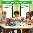600PCS Magnetic Building Blocks Set, Magnetic Tiles Kids Build Cubes STEM Game Toys, Stacking Building Toys for 3-5 4-6 5-7 6-8 Year Old Boys Girls, Christmas Easter Birthday Gifts for Kids Toddlers
