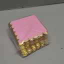 Sparkle and Bash 100 Pack Light Pink and Gold Paper Cocktail Napkins - 3 Ply (5 x 5 in) for Girl Baby Shower, Wedding, Birthday Party