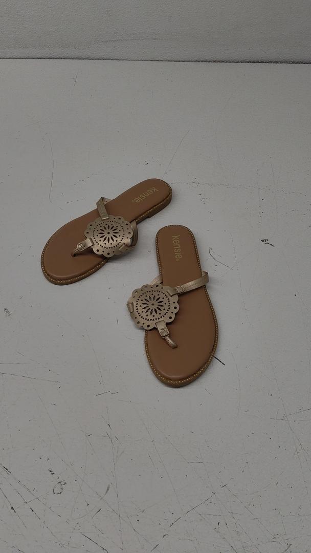 Kenzie Women's Flat Sandals Flip Flop Sandals Comfortable Dressy Thong Sandals Size 7.5