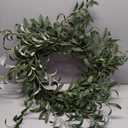 Artificial Olive Leaf Vine,Rattan Vine,Greenery Garland,Artificial Leaves Vine for Home,Office Accessory, 14"
