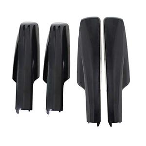 NewYall Black Roof Luggage Cargo Rail Rack End Cap Protection Cover Shell Trim for Toyota Highlander 2001-2007