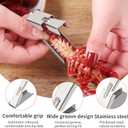 6 PCS Crawfish Tail Remover Tool, Stainless Steel Crawfish Peeler Tool, Ease of Use, Keep Your Fingers Clean, Suitable for Kitchen and Restaurant