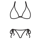 TEMPT ME High Waisted Bikini Sets for Women Two Piece Swimsuit Tummy Control Bathing Suit Cheeky Bottoms Push Up Top M