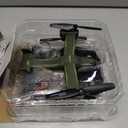 SYMA X550 RC Plane, 4 CH Remote Control Airplane with High/Low Speed, One-Key Takeoff/Landing, Stunt Flight Modes, Army Model Plane Gift for Kids, Beginners & Adults (Green)