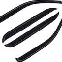 SCITOO Outside Mount Window Visor Deflector Rain Guard Dark Smoke, 4 Pcs Set Fit for 1999-2006 for Chevrolet Silverado 1500