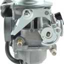 16100-GEZ-673 Carburetor Compatible with Honda Ruckus NPS50 2003-2019 Carb with Gas Fuel Shutoff Valve, Fuel Filter, Fuel Line Clamps, Cleaner Tool Kit