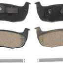 Wagner QS ZD711 Disc Brake Pad Set, Chamfered Edges for Smooth, Quiet Stops, Fits 19972003 Ford F-150