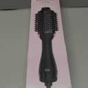 Hair Dryer Brush Blow Dryer Brush in One, Upgraded 4 in 1 Hair Dryer and Styler Volumizer with Negative Ion Anti-frizz Ceramic Titanium Barrel Hot Air Hair Straightener Brush