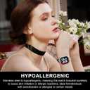 Metal Bands for Apple Watch for Women & Men 42mm 44mm 45mm 46mm 49mm, Compatible with iWatch Series 11/10/9/8/7/6/5/4/3/2/1 & SE/Ultra 3/2/1, Elegant Stainless Steel Strap with Secure Clasp, Rose Gold