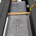 TCE Storage, Metal Cabinet, Perfect for Organizing Garage and Tools, Black/Grey