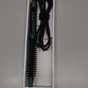 Mini Thermal Round Brush, 1/2 Inch Barrel Volume Heat Styling Brush for Men and Women Short Thin Curly Straight Hair, Heated Curling Iron,12 Temperature Setting (1.1 Inch with Bristles)