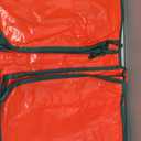 Christmas Gift Wrapping Paper Organizer Storage Bags,Plastic Container for Holiday Supplies & Accessories, Gift Bag Organizer, Under Bed Wrapping Paper Storage (Red)