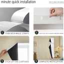 JILRON Adhesive Curtain 100% Blackout No-Drill Easy Install for Bedroom Blinds Light Blocking (Green-35 W x 54" L -1P)