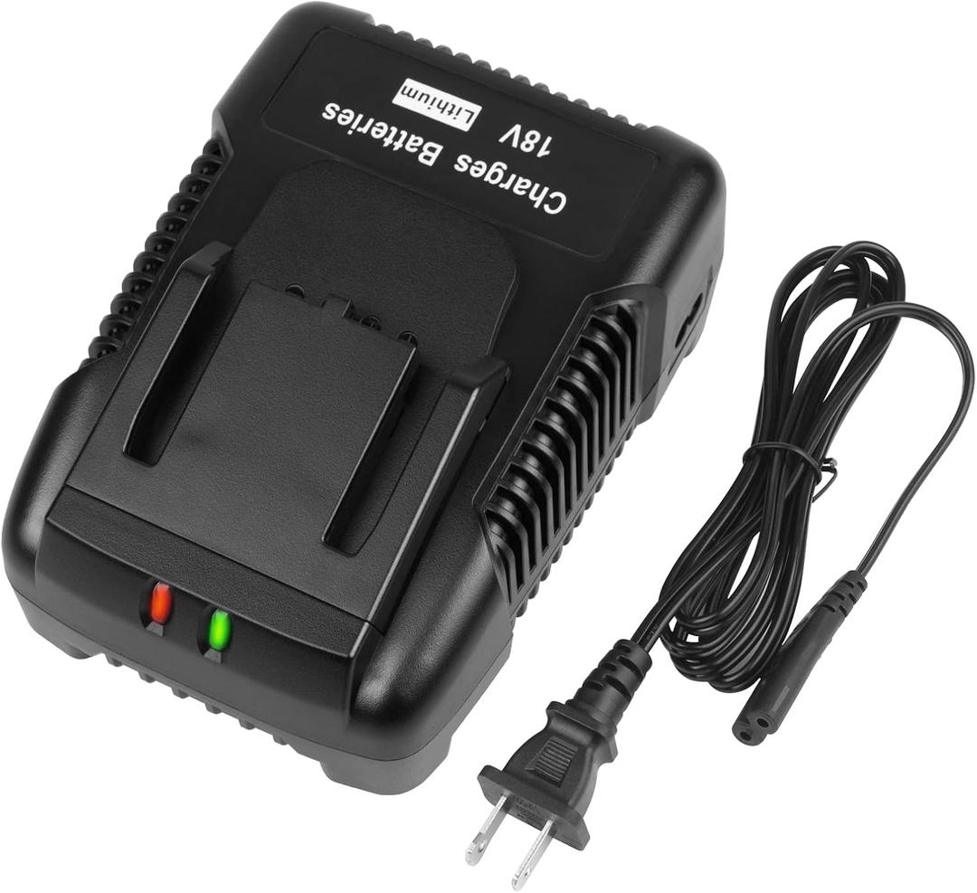 18V Lithium Ion Battery Charger Compatible with Ridgid R86092 R86091 R840087 R840083, R840085 R840086 AC840089 AC840085 AC840086 BatteryNot Work on NiCad
