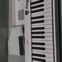 Portable Piano Keyboard, Semi-Weighted Folding Digital Piano 88 Key, Full Size, Wood Grain, Electric Piano Keyboard w/MIDI Bluetooth, Suitable for Adult, Toddler