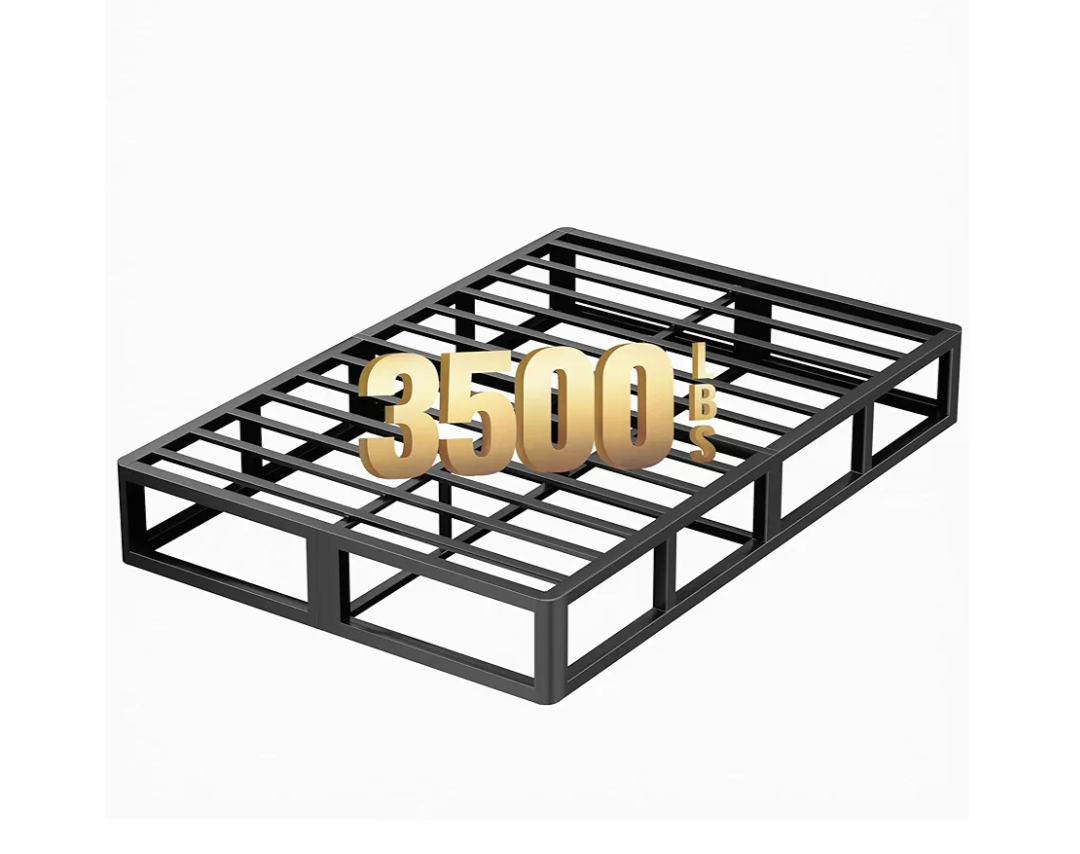 ROIL 10 Inch King Box Spring, Heavy Duty Metal Box Spring Mattress Foundation with Fabric Cover, 3500lbs Max Weight Capacity, Easy Assembly, Noise Free, Non-Slip