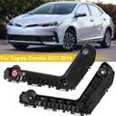 52115-02350 52116-02330 Front Bumper Bracket for Toyota Corolla 2017-2019,Car Pair Left Right Front Bumper Bracket Beam Mount Support Grille Guide Bracket Retainer Replace TO1043131 TO1042131