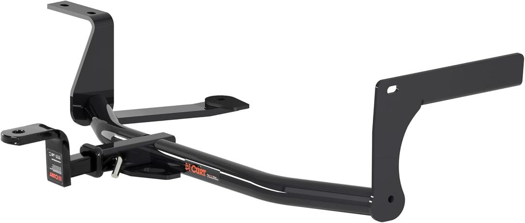 CURT 114743 Class 1 Trailer Hitch with Ball Mount, 1-1/4-In Receiver, Compatible with Select Golf, Jetta