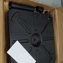US Weight 40 Pound Umbrella Base - Weighted Umbrella base For Use With Patio Table  Heavy Duty Base- Made in the USA (Black)