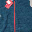 Gooby - Zip Up Fleece Vest, Fleece Jacket Sweater with Zipper Closure and Leash Ring, Turquoise Wash, 3X-Large (3X-Large chest (~28.5"))