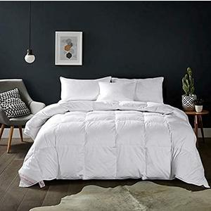 MAPLE DOWN Soft Full Size Comforter Duvet Insert-Down Alternative Comforter with Corner Tabs-Lightweight Fluffy Breathable Machine Washable (White, 82x86)