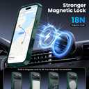 Magnetic for iPhone 17 Pro Case, Heavy Duty Protection, 23ft Military-Grade Drop Protection, Compatible with MagSafe, Tough Non-Slip, Matte Surface Phone case for iphone 17 Pro 6.3", Dark Green