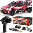 1:12 RC Rally Car Fast Max 50 MPH,Drift Car with Gyro 4X4,Brushless Fast RC Cars with 3S 2200 mAh Battery,1/12 Remote Control Cars for Adults for 4WD,for Racetrack & Mud-Red