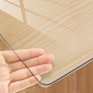 CFPYART 36 x 72 Inch, 1.5mm Thick Plastic Table Cover, Waterproof PVC Clear Table Protector, Desk Protector Mat, Writing Desk Pad for Desktop, Coffee & Dining Room Table, Rectangle