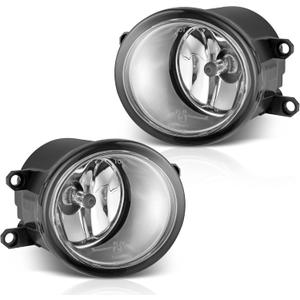 AUTOSAVER88 Fog Lights Compatible with 2007-2014 Camry 2009-2013 Corolla 2006-2012 RAV4 2010-2013 Lexus RX350 & RX450h 2013 GS350 & GS450h & LX570 2006 Scion xA Fog Light Replacement Fog Lamps