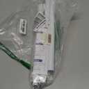 White Tension Curtain Rod for Windows 28 to 48 inch, Adjustable Expandable Pressure Spring Curtain Rod No Drilling, 7/8" Curtain Rod for Bedroom Doorway Closet Door