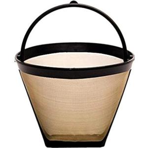 GoldTone Reusable Cup No.2 Cone Coffee Filter Permanent Coffee Plastic Filter- Size 4
