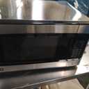 GE Countertop Microwave Oven, Compact 1.1 Cubic Ft., 950-watt Capacity, 6 Auto Cooking Settings, Child-Lock Technology, Kitchen Essentials for The Countertop, Dorm Room or Apartment, Stainless Steel