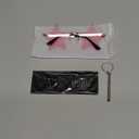 ENTHYI Rimless Star shape Sunglasses Personality Sun Glasses for women/men Party glasses personality pentagram eyewears