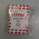 2.1" X 3.5" Valentine Stickers Set, Have A Poppin' Valentine's Day, Valentine Envelope Seals, Snack Packaging Stickers, 4 Styles 10 Adhesive Labels EachParty Supplies & Favors for Valentine - A02 (Pink & Red)