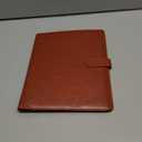 Professional Padfolio with Clipboard, Faux Leather Portfolio Folder Binder, Legal Pad Holder for A4 Letter Size Notepad, Resume, Writing Pad, Ideal Organizer for Business Office Conference (Brown)