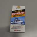 Marine Fiberglass Repair Kit for Boats, Gel Coat Repair Kit for Boats, Fiberglass Boat Repair Kit, Epoxy Filler for Boats, Fiberglass Kit Fix Holes Chips Pit Cracks (Color Match)