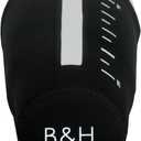 3 x Reusable Insulator Neoprene Cup Sleeve for Iced Beverages and Coffee (Black, Large) (Large (Pack of 1))