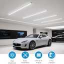 6 Pack T5 LED Shop Light, 4FT, 2200lm, 6500K Led Tube Lights Indoor, Ceiling and Under Cabinet Lighting, Plug in Bar Light for Room Garage Workshop, Corded Electric with ON/Off Switch