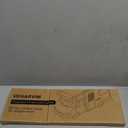 RV Skylight Cover, Magnetic Vent Cover for Roof16  (L) x 16 " (W), RV Window Blackout with UV Protection and Foldable Magnet Design, Waterproof Fabric, Reflective